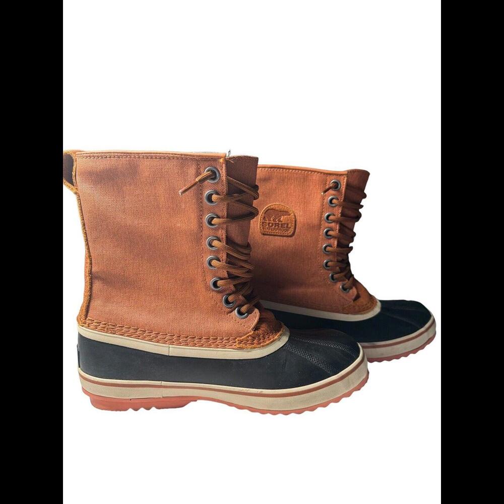 Sorel Duck Boots Womens Size 8.5 Brown 1964 Premium LTR Waterproof Boots